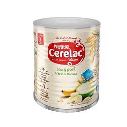 نستله سرلاک گندم و موز قوطی 400 گرم